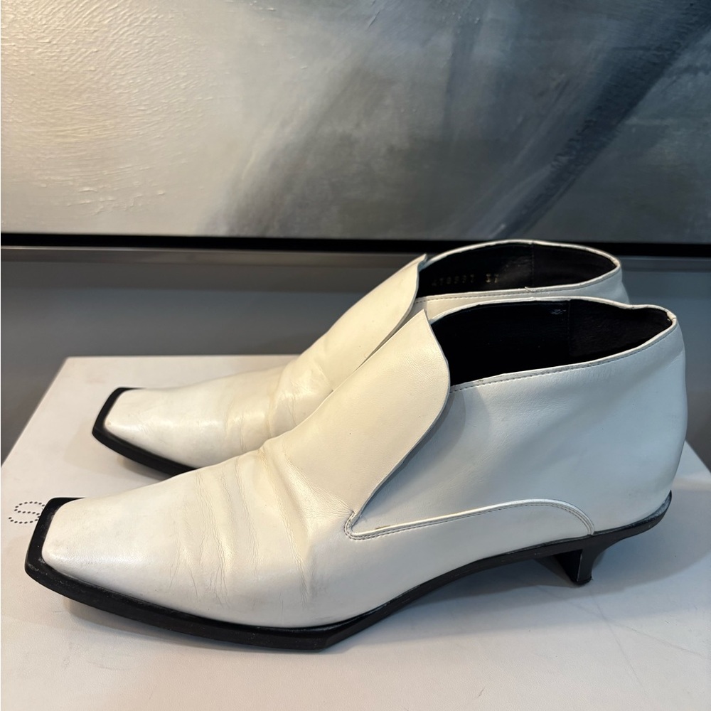 Stella McCartney White Ankle Boots